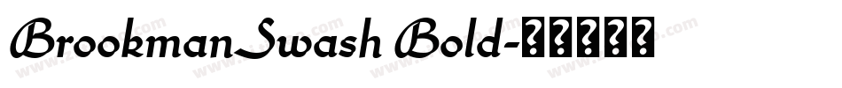 BrookmanSwash Bold字体转换